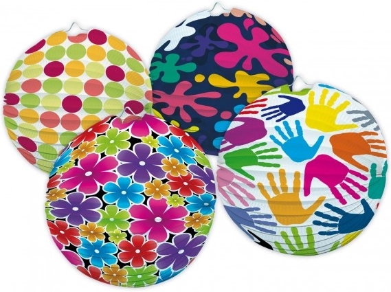 Papierový lampión guľa 25 cm