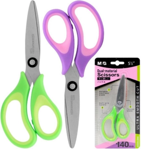 Školské nožnice M&G Dual-material - 1 kus