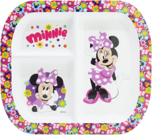 Detský obdĺžnikový tanier s Minnie