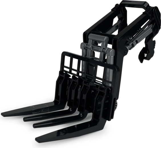 Čelný nakladač s vidlami a 4 balíkmi sena pre RC traktor JAMARA 1:24S