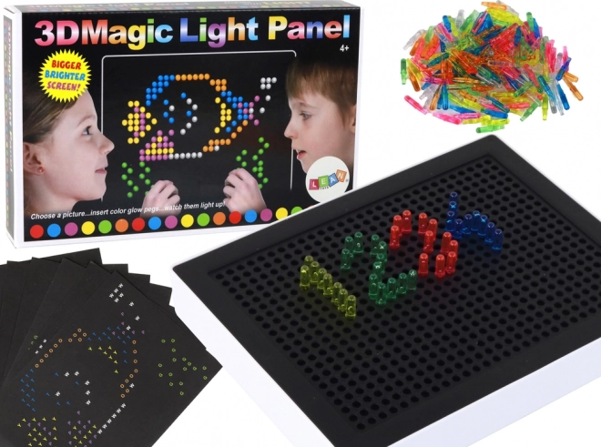 Magická vzdelávacia 3D podsvietená tabuľa