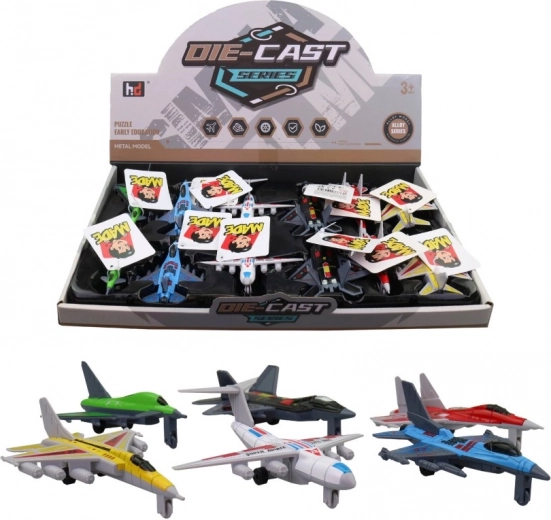 Lietadlá pre deti 10 cm - sada 12 ks