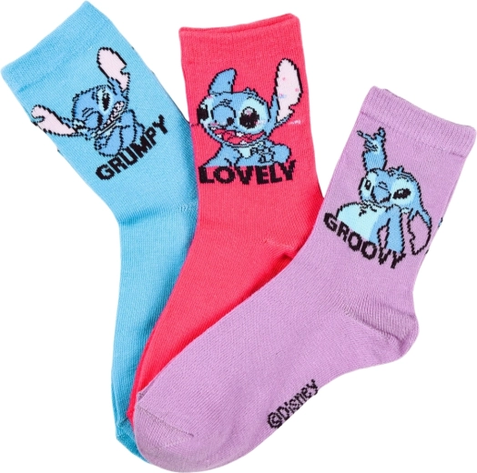 Disney Lilo & Stitch detské ponožky Stitch (6 párov) – Veľkosť: 31-34