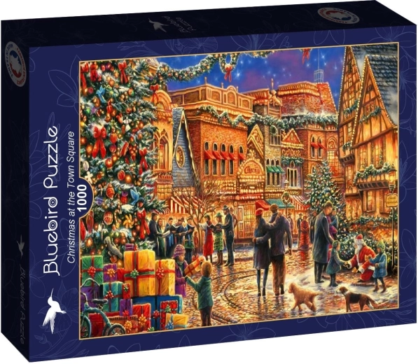 Bluebird puzzle Vianoce na námestí 1000 dielikov - 1 kus
