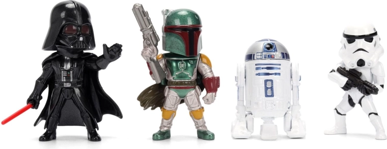 Štyri ikonické postavy Star Wars