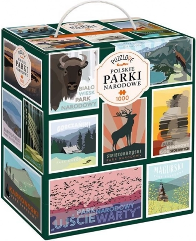 Puzzle Puzzlove Poľské Národné parky 1000 dielikov
