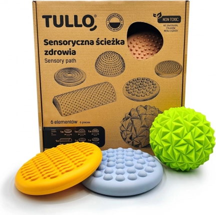 Pastelová zmyslová cesta Tullo - 6 prvkov
