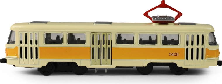 Kovový model električky T3
