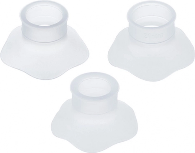 Canpol babies náhradné silikónové vložky 17/19/21 mm k odsávačke materského mlieka SmartSense