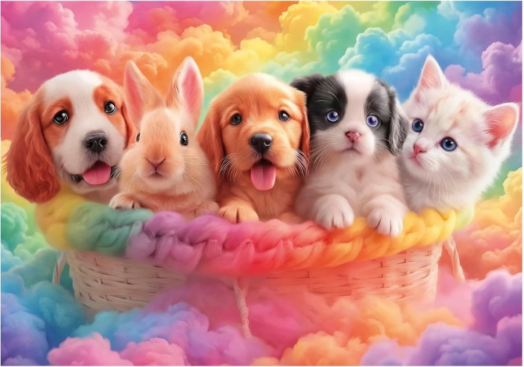 Educa puzzle Priatelia z košíka 300 dielikov