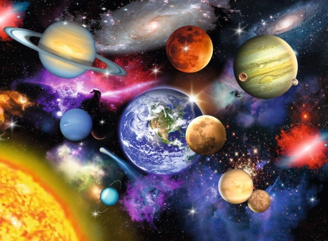 Ravensburger puzzle Slnečná sústava 300 dielikov
