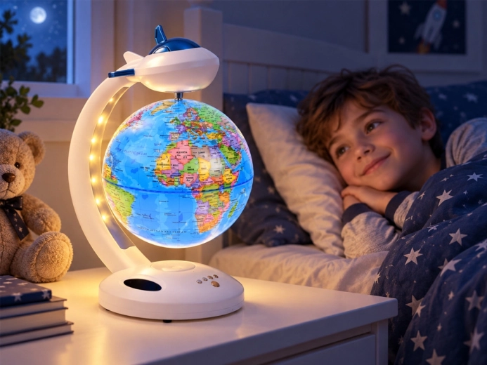 LED lampička s 3 farbami svetla
