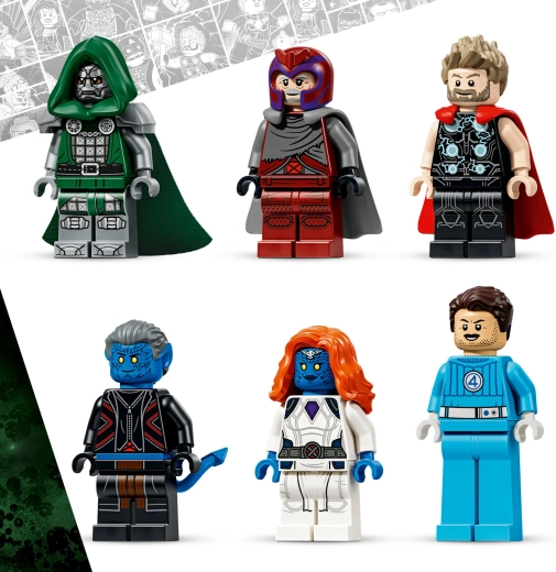 Šesť ikonických minifigúrok Marvel