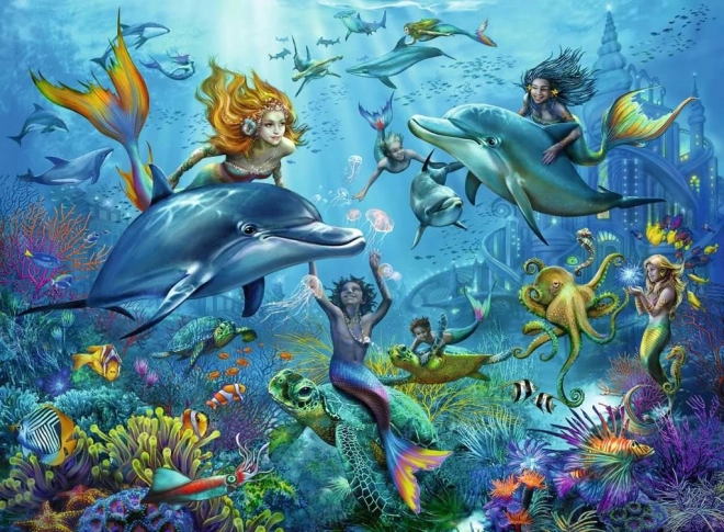 Ravensburger puzzle Podmorské dobrodružstvá XXL 100 dielikov