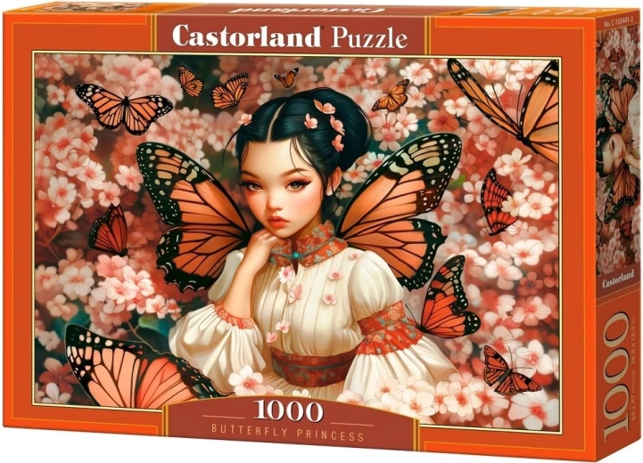 Puzzle Castorland Motýlia princezná 1000 dielikov