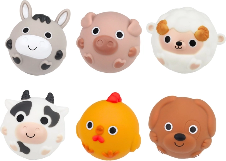 Mäkké stláčacie zvieratká do detských rúčok