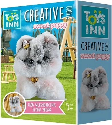 Stnux Sweet puppy sivé mačiatko plyšová hračka