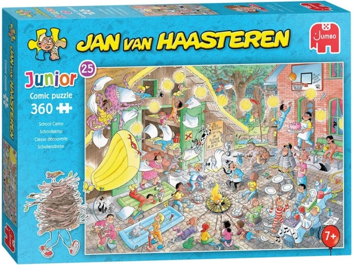 Puzzle Jan van Haasteren Junior Škola v prírode 360 dielikov