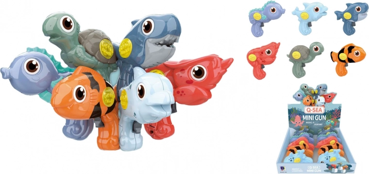 Morské zvieratko so svetelnými a zvukovými efektmi