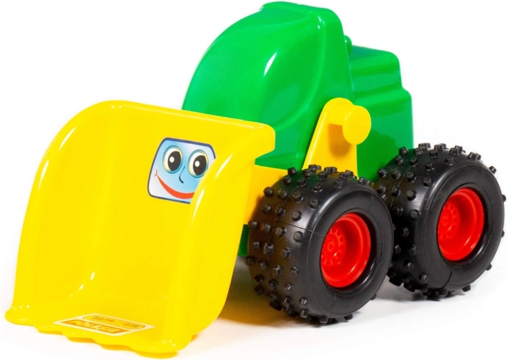 Malý traktor nakladač s pohyblivou lyžicou - 1 kus