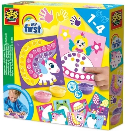 SES Creative Moje prvé – maľovanie prstami: fantazijné postavy