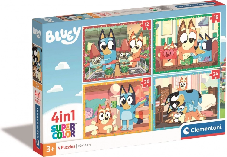 Puzzle 4 v 1 Bluey