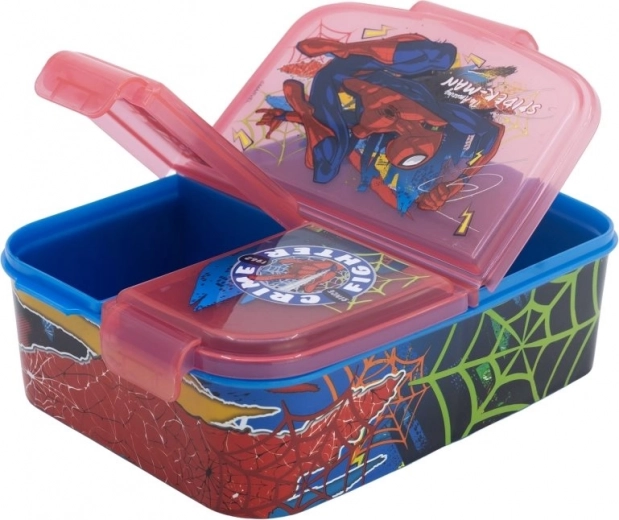 Multibox na desiatu STOR SPIDER-MAN s priehradkami