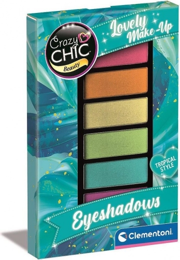 crazy chic teen make-up eyes tropical vibe paletka očných tieňov