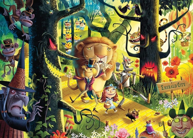 Puzzle RAVENSBURGER levy, tigre a medvede 1000 dielikov