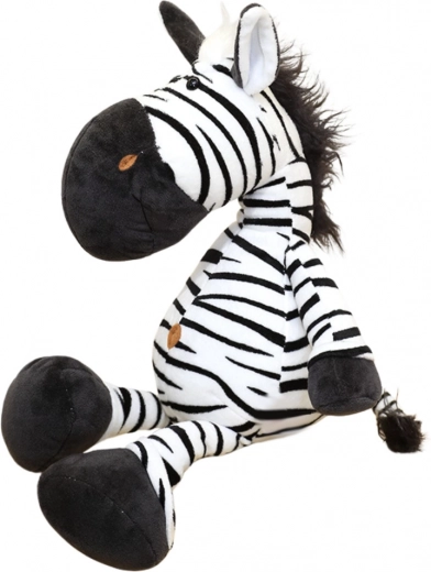 Plyšová hračka Zebra čiernobiela 25 cm