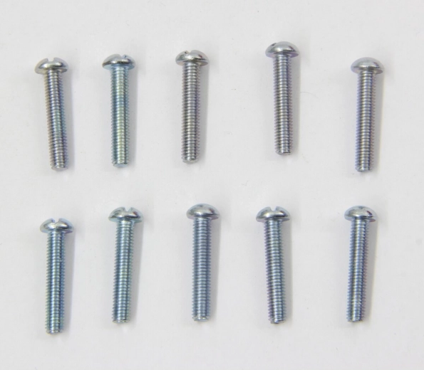 Skrutky s valcovou hlavou M3 × 16 mm, 10 kusov