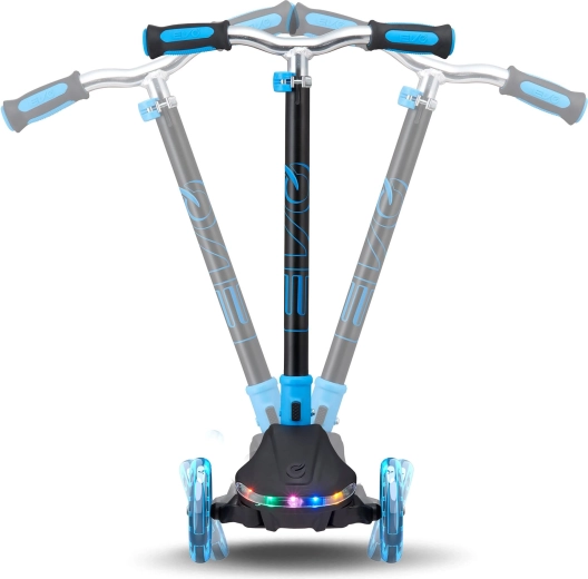 Stabilný trojkolový dizajn s lean-to-steer