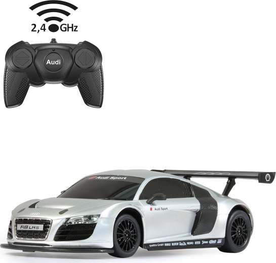 RC auto JAMARA Audi R8 LMS 1:24 strieborné