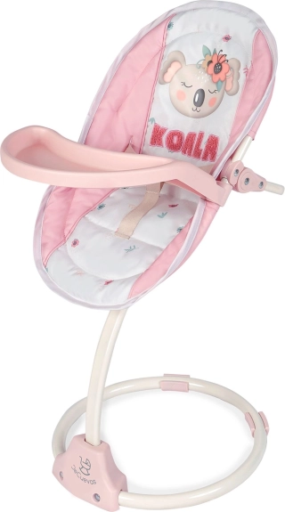 Multifunkčná jedálenská stolička a hojdačka pre bábiky 3 v 1 koala