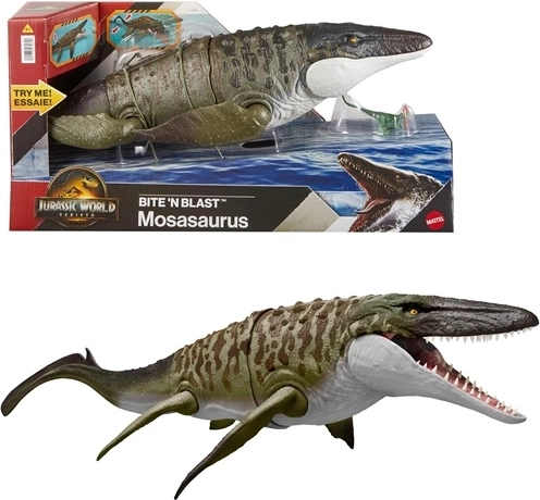 Jurassic World Mozasaurus s útokom tlamou