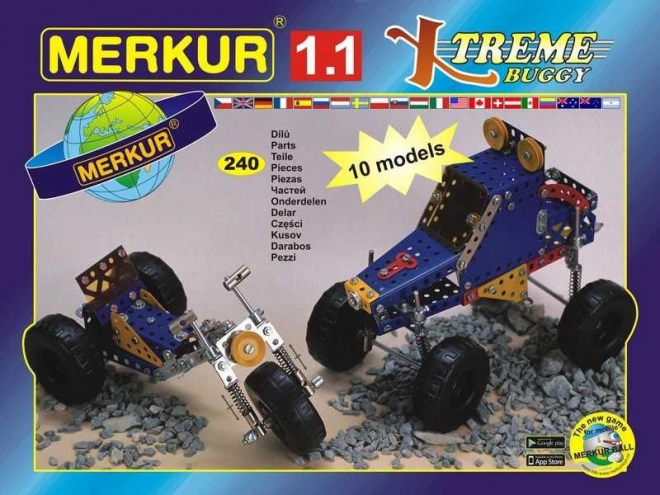 Stavebnica Merkur Terénne Vozidlá 240 Ks