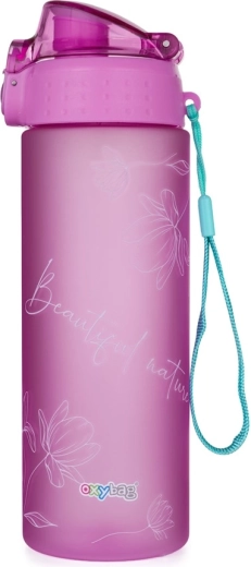 Fľaša na pitie OXY Click 600 ml Floral z Tritanu
