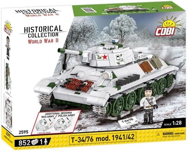 Stavebnica Tank T-34/76 mod. 1941/42 - 852 dielov