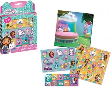 Darčekový box Gabby's Dollhouse s nálepkami
