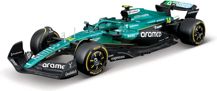 Realistický Aston Martin AMR25 (2025) v mierke 1:24