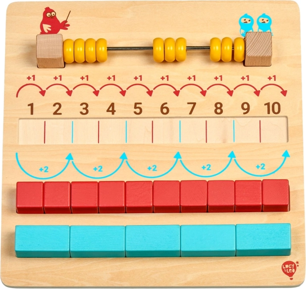 Drevená vzdelávacia sada Moja prvá matematika LUCY & LEO