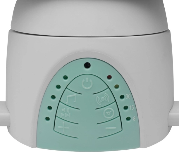 Hudba, časovač a 5 rýchlostí hojdania