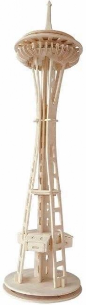 Drevené 3D Puzzle Seattle Tower