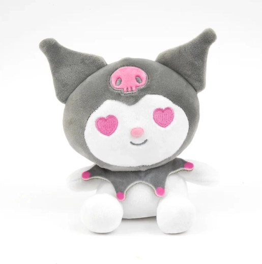 Plyšová hračka Kuromi 25 cm – sivá