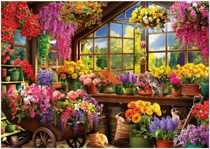 Educa puzzle Záhradný domček 1500 dielikov