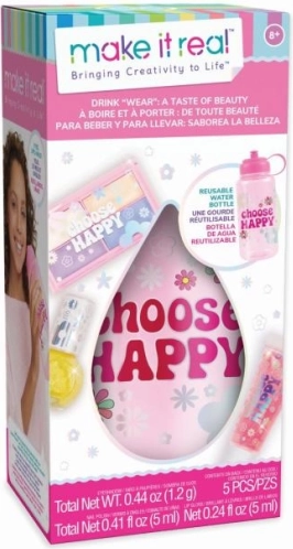 Kozmetická sada s fľašou na vodu pre deti