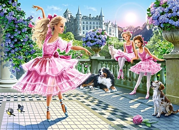 Detské puzzle Baletné tanečnice 180 dielikov