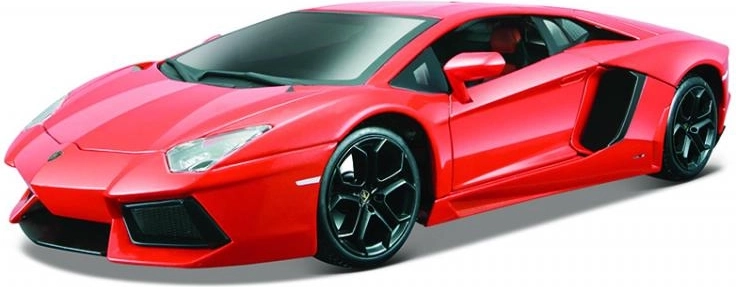 Kovový model BBURAGO LAMBORGHINI Aventador 1:18, oranžový