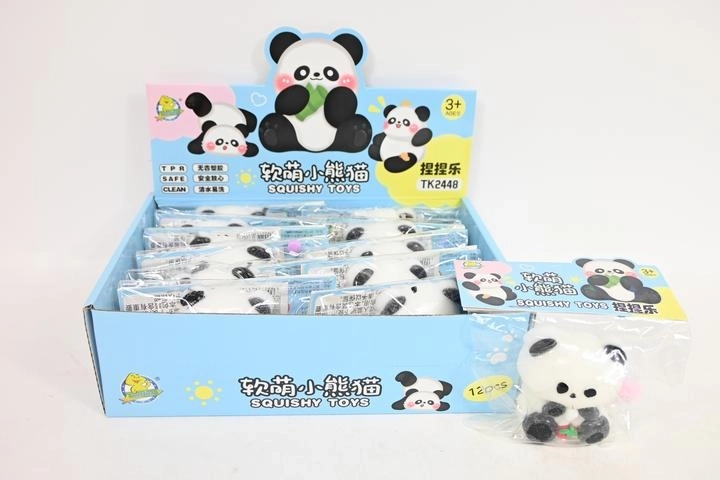 Antistresová stláčacia loptička panda