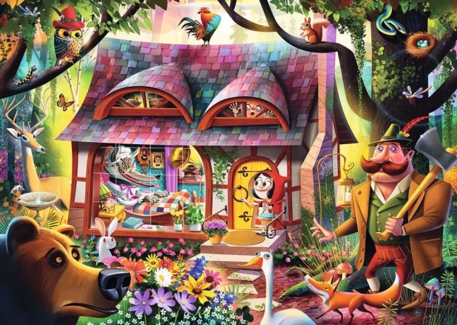Puzzle Červená Čiapočka 1000 dielikov
